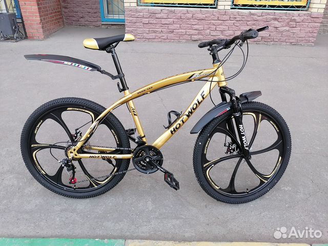 Велосипед 26 золото