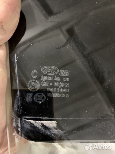 Стекло задней правой двери hyundai solaris 2