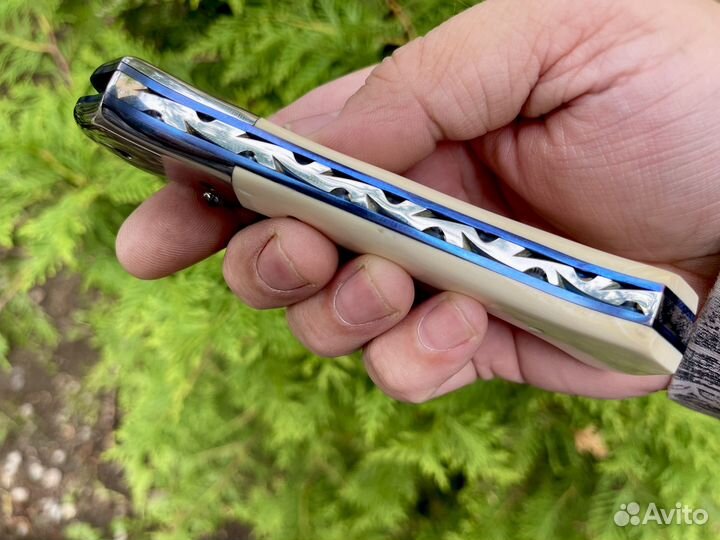 Складной нож ручной работы из USA