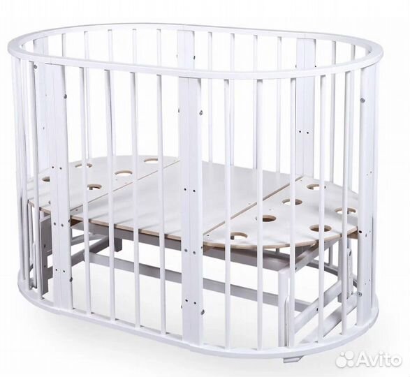 Детская кроватка трансформер с маятником