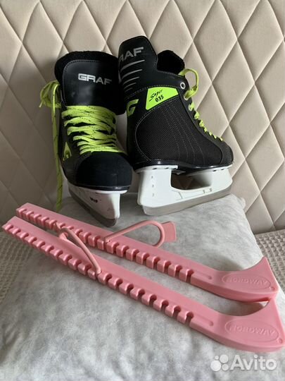 Продам хоккейные коньки graf Super G