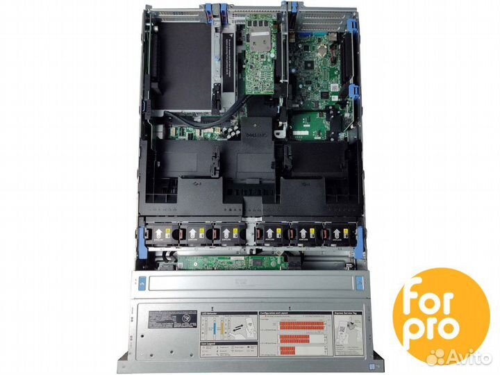 Сервер dell R740xd 24SFF 2x3106Br 512GB, HBA330