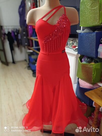 Платье для бальных танцев юниоры 1 стандарт