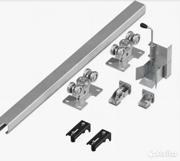 Ролики и направляющие балки для откатных ворот