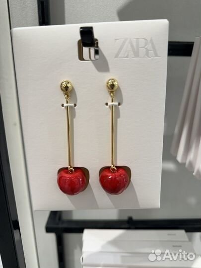 Серьги Вишенки/zara