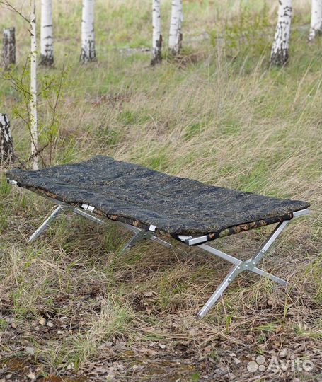 Раскладушка туристическая 180см утепленная