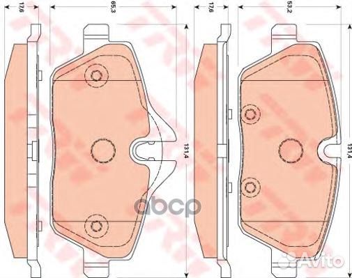 GDB1870 Колодки тормозные BMW E81/E87/mini coop