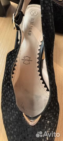 Босоножки женские 37 размер черные