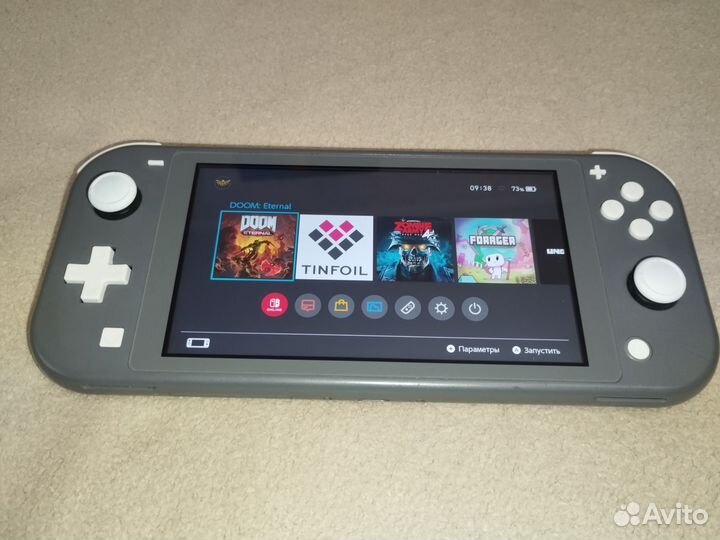 Nintendo switch lite, прошитая, 128гб