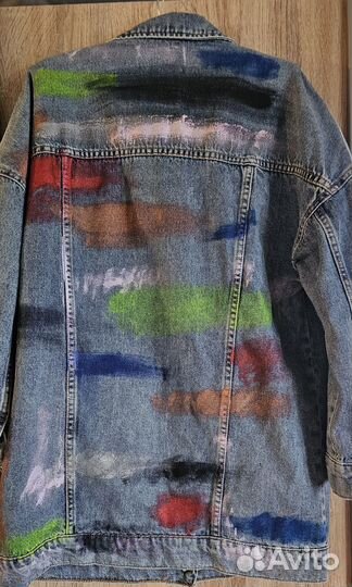 Джинсовая куртка женская 44 46