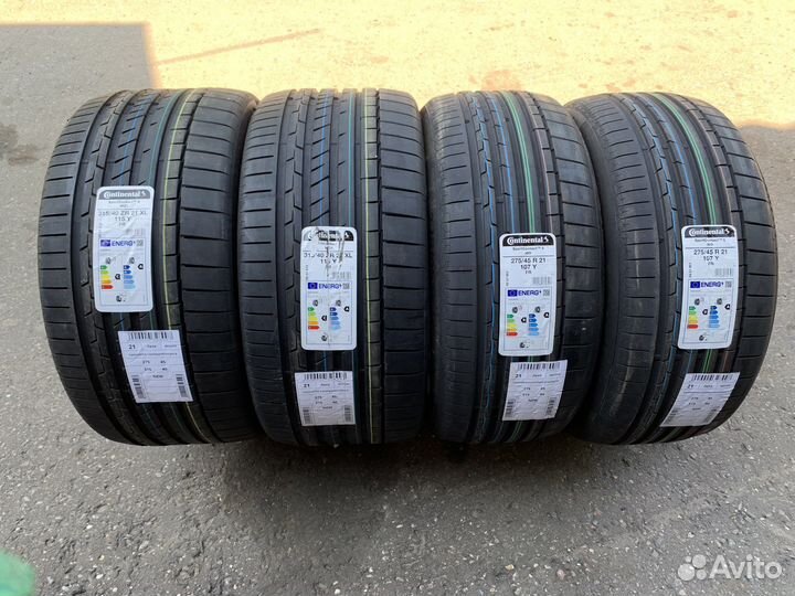 Continental ContiSportContact 6 315/40 R21 и 275/45 R21