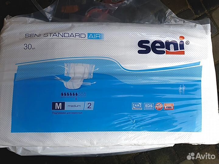 Памперсы для взрослых seni m