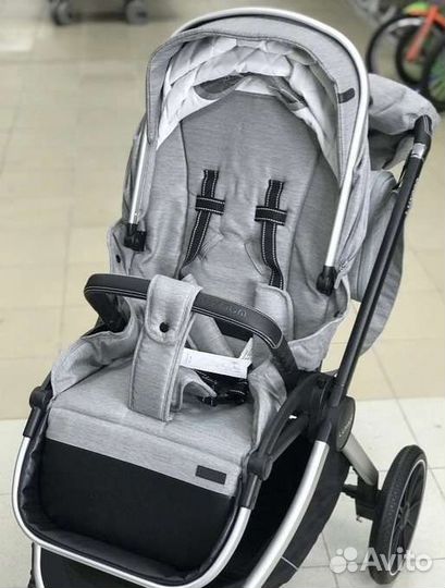 Коляска 2в1 Новая модуль (серая)