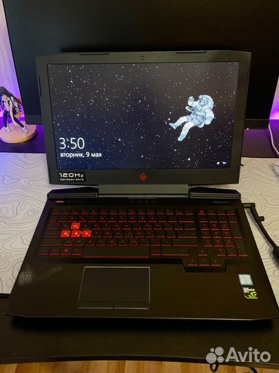 Игровой ноутбук hp omen 15-ce069ur (GTX 1060, i7)