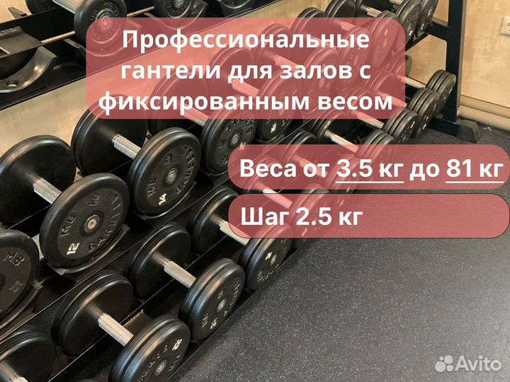 Гантели / Гантели неразборные / гантельный ряд