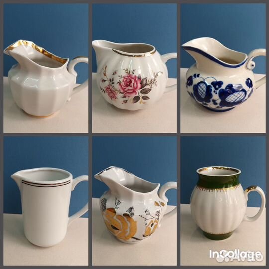 Сливочники молочники от сервизов