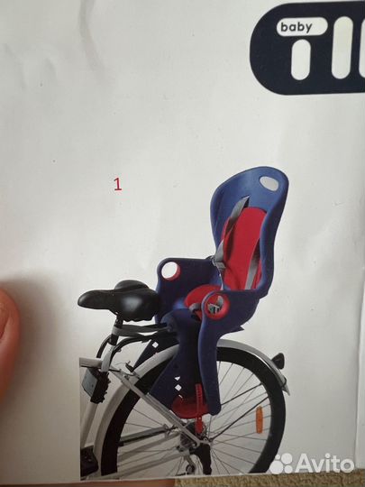 Велокресло детское кресло велосипедное