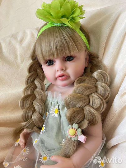 Кукла реборн силиконовая, можно купать