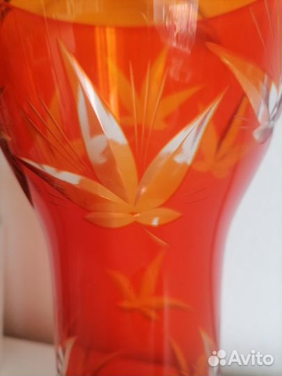 Вазы, вазочки цветное стекло