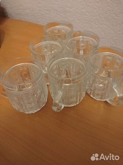 Кружки СССР маленькие. Стекло