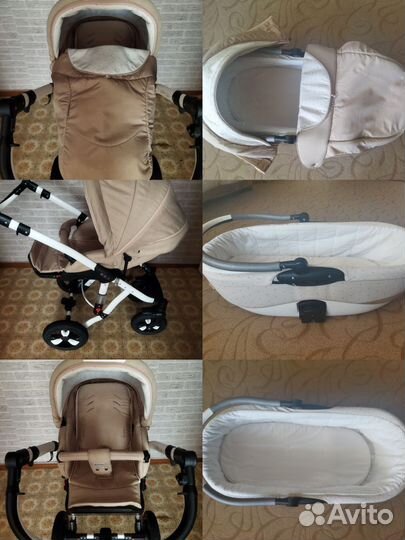 Коляска adamex 3 в 1 бу