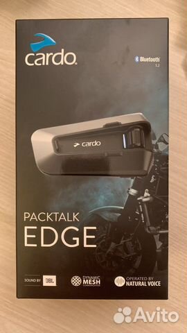 Мотогарнитура cardo Packtalk Edge single/duo