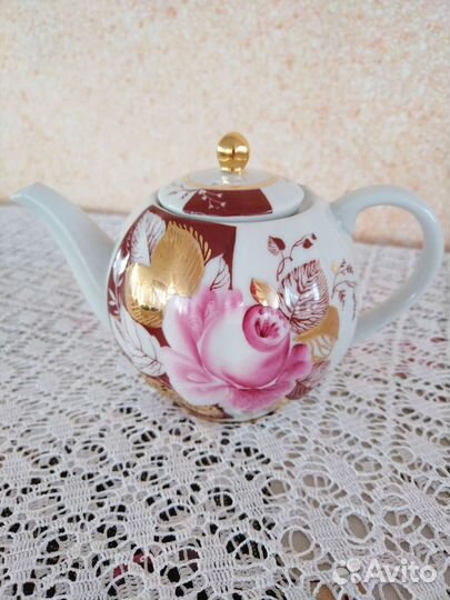 Лфз сервиз Роза в вечернем саду предметно