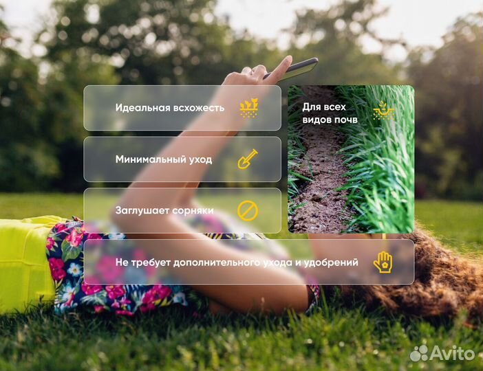 Семена газонная трава 20 кг Спортивная