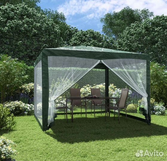 Шатер-тент (новый) с антимоскитной сеткой