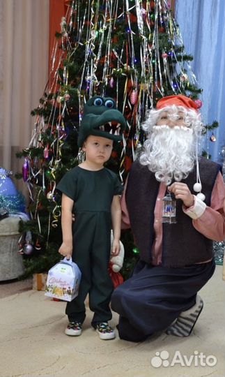 Костюм Крокодил Гена 104-110