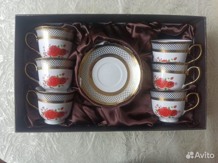 Чайный набор Smakfest (12 предметов). Новый