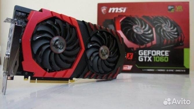 Видеокарта msi gtx 1060 gaming x