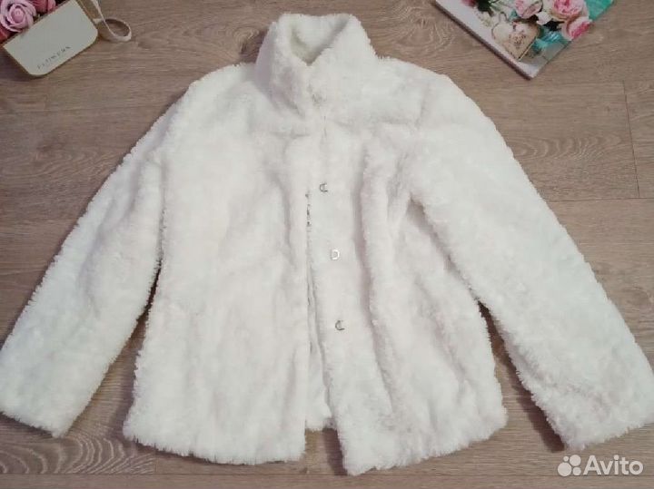 Свадебная шубка белая прокат