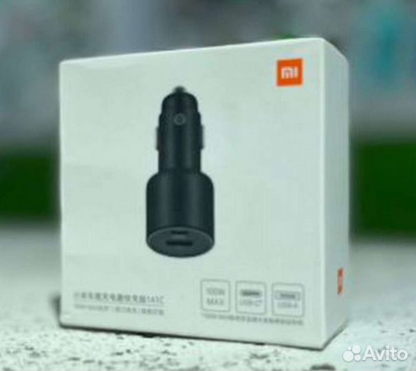 Xiaomi Car Charger 1A1C 100W Black cc07zm