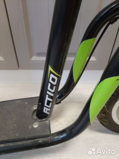 Самокат с надувными колесами б/у