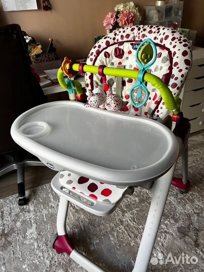 Стульчик для кормления chicco polly progress 5