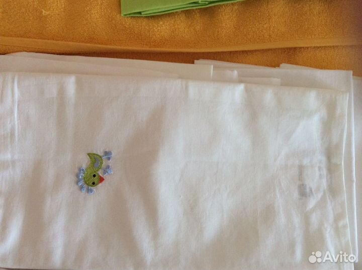 Новая простынь на резинке 120 60 IKEA. Наволочка