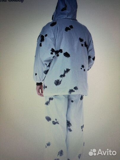 Костюм маскировочный клякса для зимы