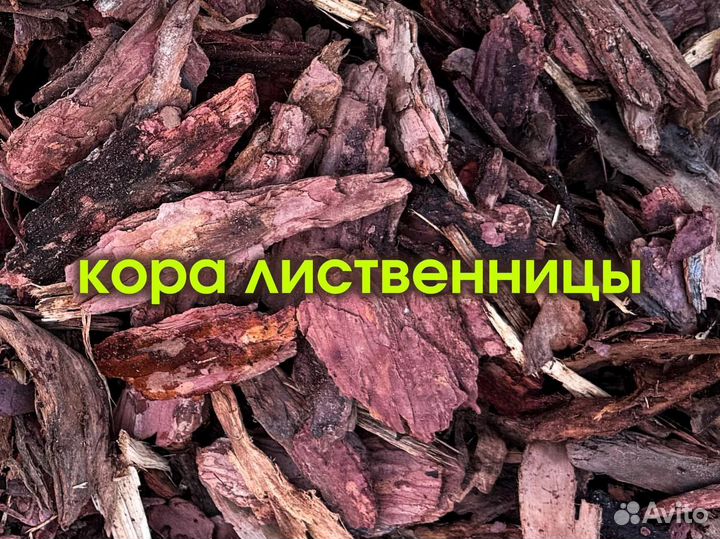 Мульча кора лиственницы