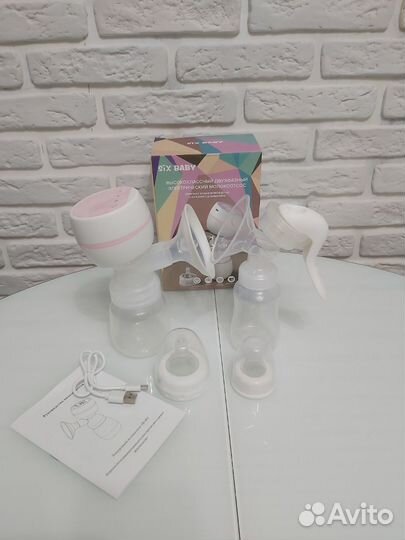 2 молокоотсоса (электрический и ручной)