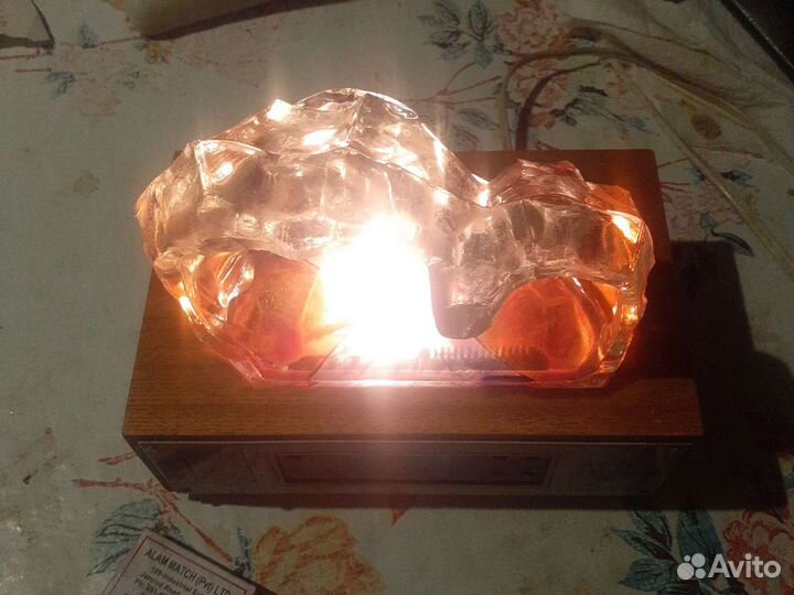 Часы со светильником из СССР