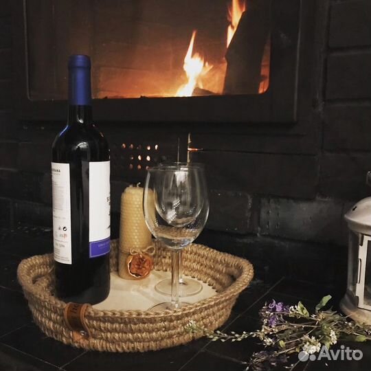 Поднос из джута