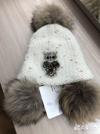 Шапка для девочки зимняя