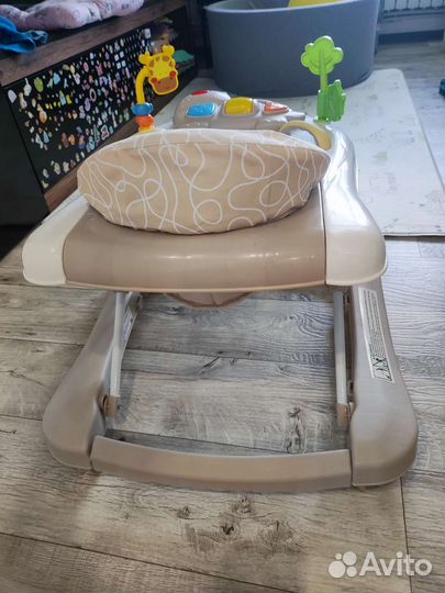 Ходунки Everflo Quick step 2 в 1 beige WT717