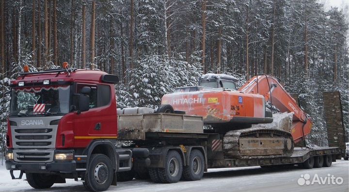 Перевозка негабаритных грузов тралом