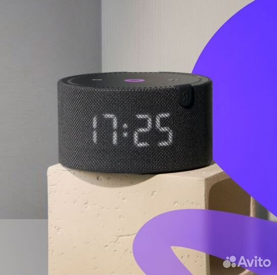 Умная колонка Яндекс новая станция мини с часами