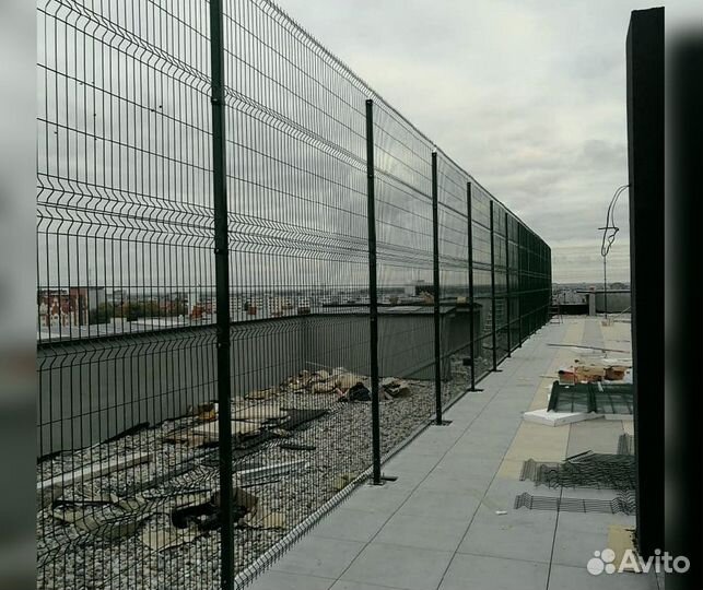 Сетка для забора 3d