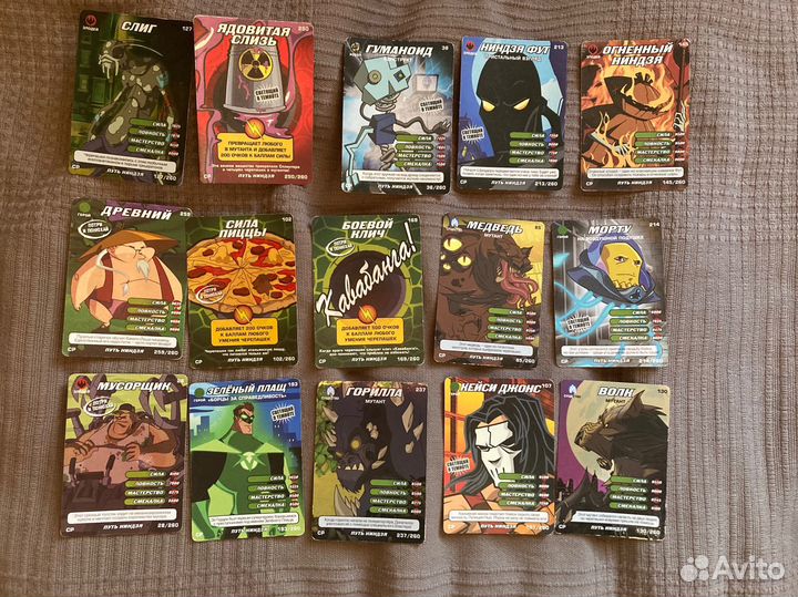 Карточки черепашки ниндзя