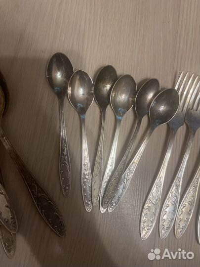 СССР Столовые приборы мельхиор