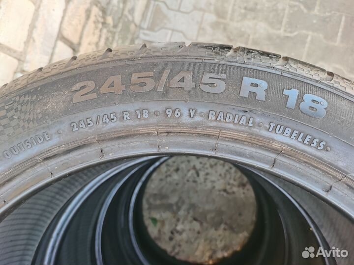 Continental ContiSportContact 3 245/45 R18 96Z